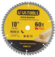 DME610 – DISCO MADERA 254x60T